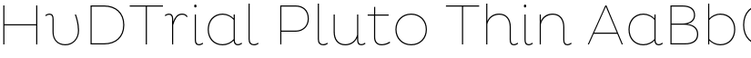 HvDTrial Pluto Thin font