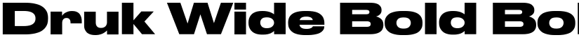 Druk Wide Bold Bold font