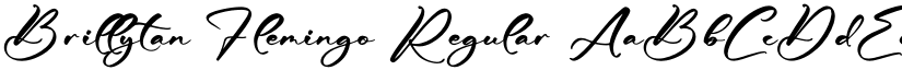Brillytan Flemingo font download