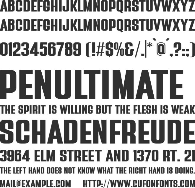 Rostack font preview