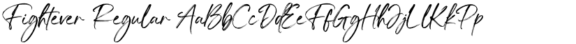 Fightever Regular font