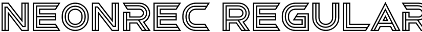 Neonrec Regular font