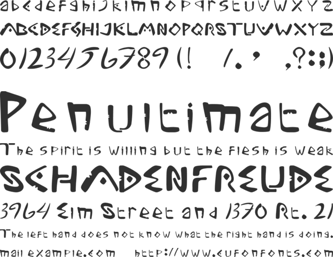 Massiri Typeface font preview