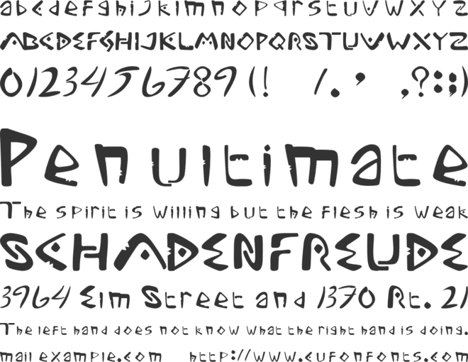 Massiri Typeface font preview