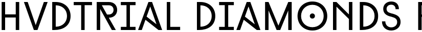 HvDTrial Diamonds Regular font