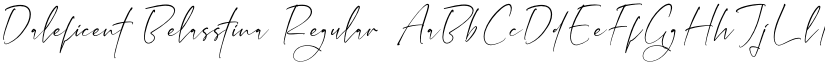 Daleficent Belasstina Regular font