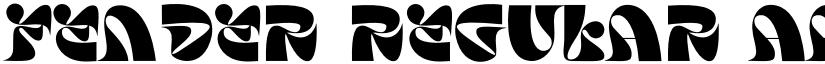 Fender Regular font