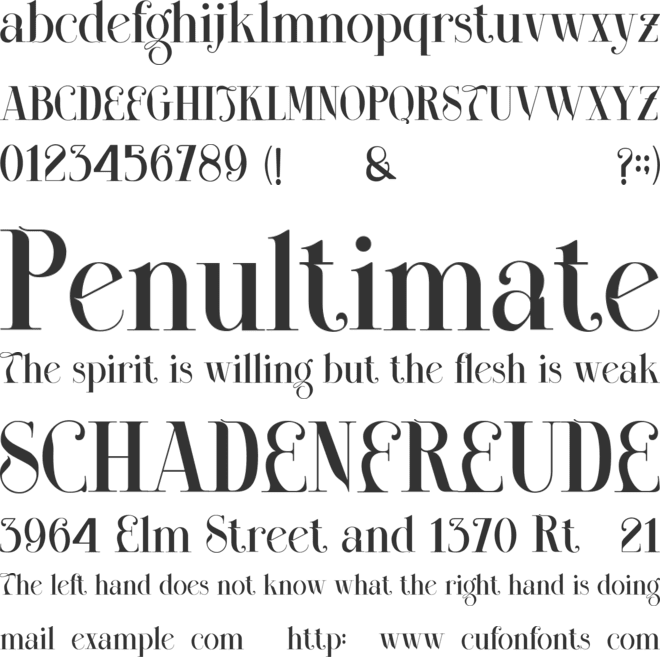 Jeteveux font preview