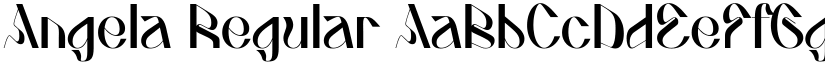 Angela Regular font