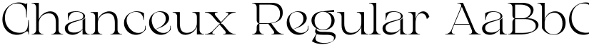 Chanceux Regular font