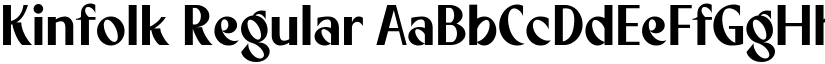 Kinfolk Regular font
