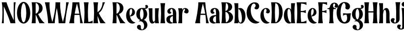 NORWALK Regular font