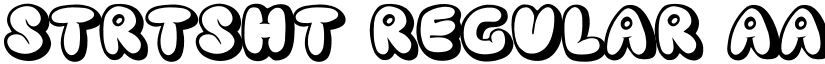 STRTSHT Regular font