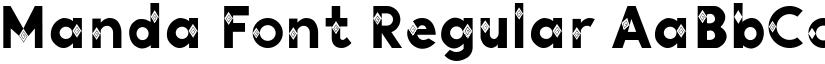 Manda Font Regular font