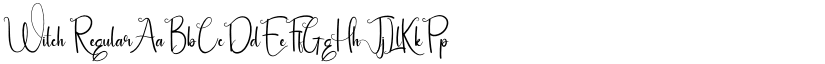 Witch Regular font
