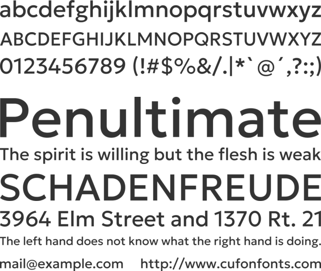 Geologica font preview