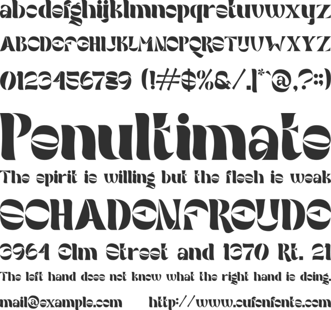 Fortuity font preview