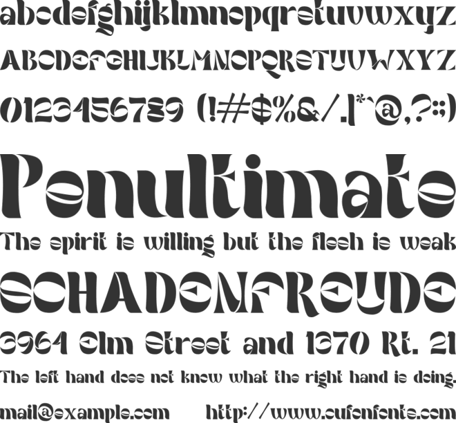 Fortuity font preview