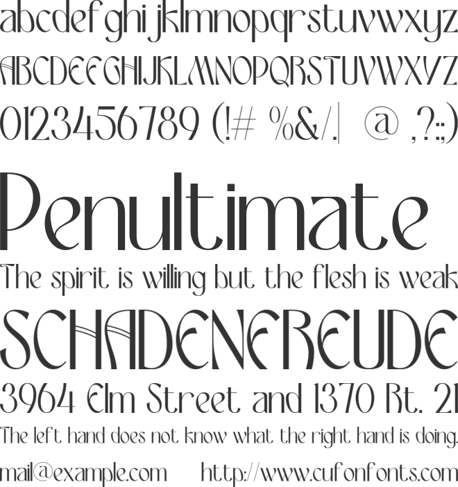 Kesto Personal Use Only font preview