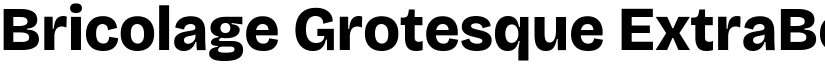 Bricolage Grotesque ExtraBold font