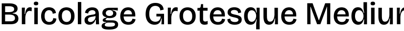 Bricolage Grotesque Medium font