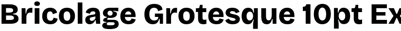 Bricolage Grotesque 10pt ExtraBold font