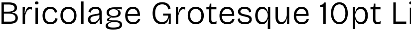 Bricolage Grotesque 10pt Light font