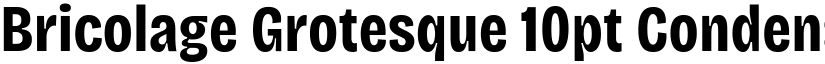 Bricolage Grotesque 10pt Condensed Bold font