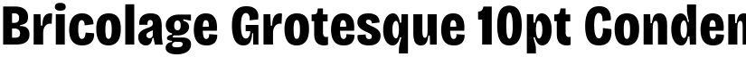 Bricolage Grotesque 10pt Condensed ExtraBold font