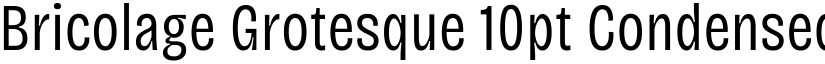 Bricolage Grotesque 10pt Condensed Light font