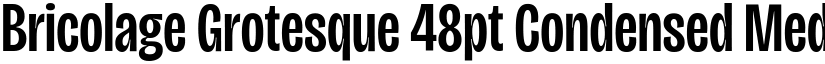 Bricolage Grotesque 48pt Condensed Medium font