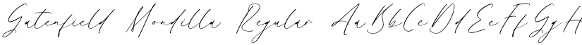 Gatenfield Mondilla Regular font