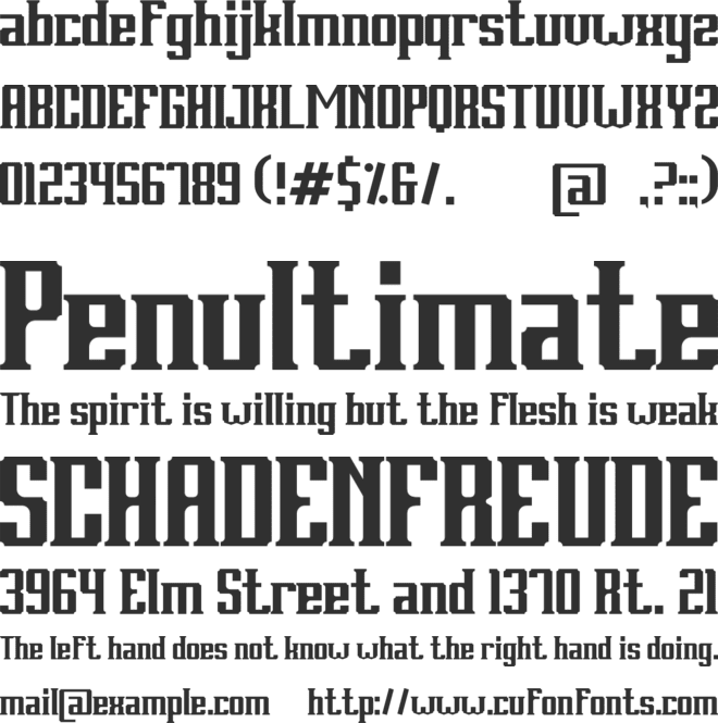 Kolibest font preview