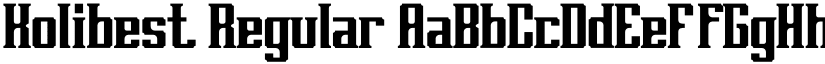 Kolibest Regular font