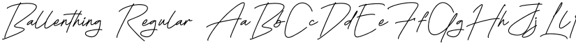 Ballenthing font download