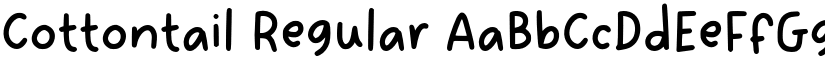 Cottontail Regular font