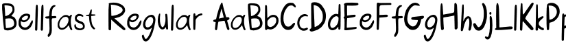 Bellfast Regular font