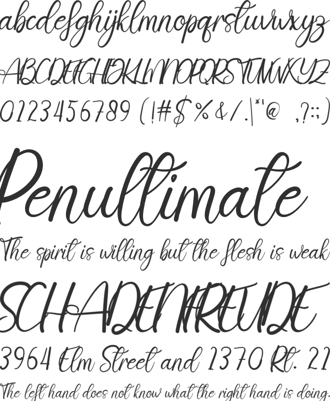 Blaster Gift font preview