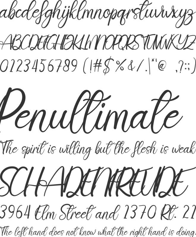 Blaster Gift font preview