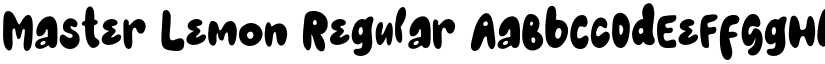 Master Lemon Regular font