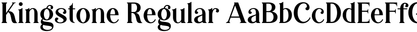 Kingstone Regular font