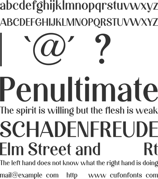 Kingstone Sans font preview