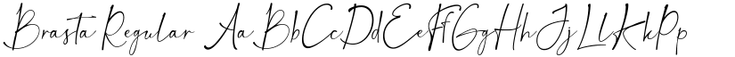 Brasta Regular font