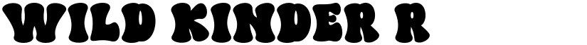 WILD KINDER Regular font