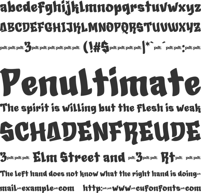 KOEEYA trial font preview