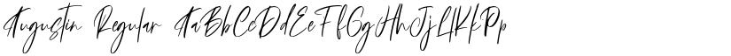 Augustin Regular font