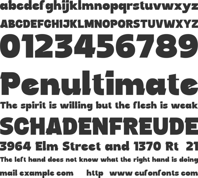 Hidalgo FREE font preview