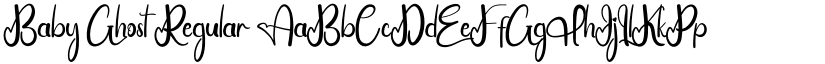 Baby Ghost Regular font