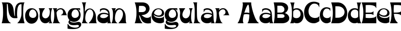 Mourghan Regular font