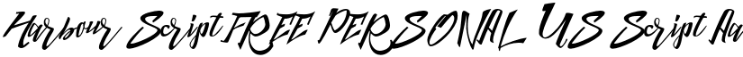 Harbour Script FREE PERSONAL US font download